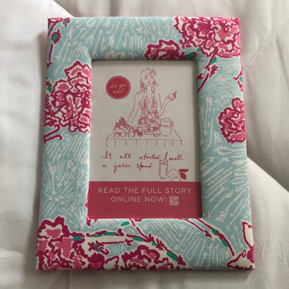 Lilly Pulitzer Pi Beta Phi Frame